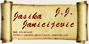 Jasika Janičijević vizit kartica